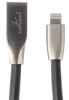 Кабель Cablexpert CC-G-APUSB01Bk-0.5M для Apple, AM/Lightning, серия Gold, длина 0.5м, черный, блистер
