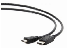Кабель интерфейсный DisplayPort-HDMI Cablexpert CC-DP-HDMI-10M черный