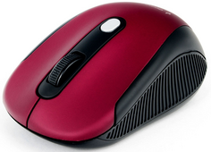Мышь Wireless Gembird MUSW-420-1 2.4ГГц, красный,4кн, 1600DPI, блистер