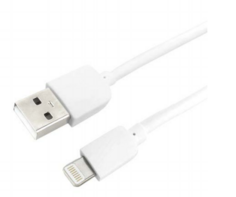 Кабель интерфейсный USB 2.0 Garnizon AM/Lightning 8P GCC-USB2-AP2-6-W для iPhone5/6/7, IPod, IPad, 1.8 м, белый, пакет Гарнизон