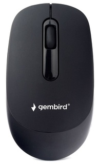 Мышь Wireless Gembird MUSW-365 черн, 2.4ГГц, soft touch, 3кн, 1000DPI