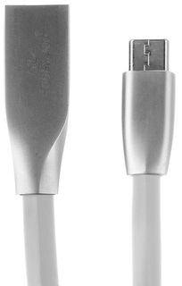 Кабель интерфейсный USB 2.0 Cablexpert CC-G-mUSB01W-1.8M AM/microB, серия Gold, длина 1.8м, белый, блистер