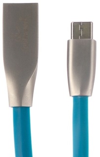 Кабель интерфейсный USB 2.0 Cablexpert CC-G-USBC01Bl-1M AM/Type-C, серия Gold, длина 1м, синий, блистер