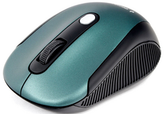 Мышь Wireless Gembird MUSW-420-2 2.4ГГц, зеленый, 4кн, 1600DPI, блистер
