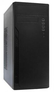 Корпус ATX Foxline FL-301-FZ500R черный/500W/4*USB 2.0/аудио