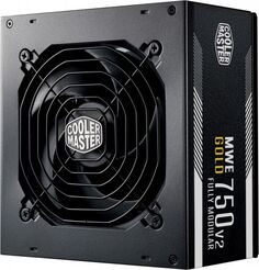 Блок питания ATX Cooler Master MWE Gold V2 MPE-7501-AFAAG-EU 750W, active PFC, 120mm fan, 80 Plus Gold, full modular