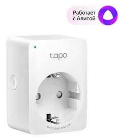 Розетка умная TP-LINK Tapo P100(1-pack) mini smart plug, 802.11b/g/n wifi, Bluetooth 4.2