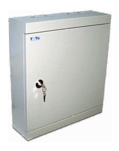 Коробка распределительная TWT TWT-DB10-20P/KM на 20 плинтов (200 пар), металлическая, с замком