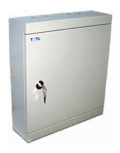 Коробка распределительная TWT TWT-DB10-20P/KM на 20 плинтов (200 пар), металлическая, с замком