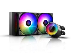 Система охлаждения жидкостная Deepcool Castle 240 RGB V2 LGA20**/1366/115*, TR4/AM*/FM* PWM TDP 165W RET