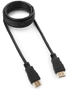Кабель интерфейсный HDMI-HDMI Garnizon M/M 1.8м, v2.0, позолоч. разъемы, черный, пакет Гарнизон