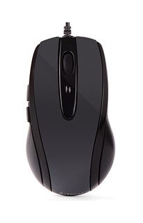 Мышь A4Tech N-708X темно-серая, 1600dpi, USB