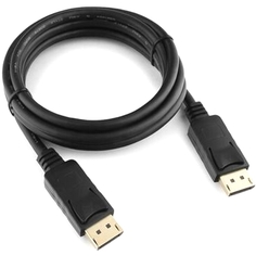 Кабель интерфейсный DisplayPort Cablexpert CC-DP3-2M 2м, 20M/20M, черный, экран, пакет