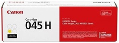 Тонер-картридж Canon 045 H желтый 1243C002 для i-SENSYS LBP611Cn/LBP613Cdw/MF631Cn/MF633CDW/MF635Cx 2200 стр.