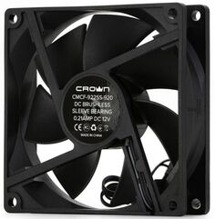 Вентилятор для корпуса Crown CMCF-9225S-920 CM000003103 92mm fan, 800-1800 об/мин, 27 CFM, 22.5 dBA, 3pin+MOLEX