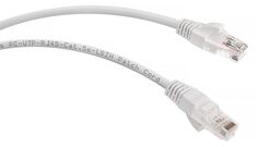Кабель патч-корд U/UTP 5e кат. 0,3м. Cabeus PC-UTP-RJ45-Cat.5e-0.3m-LSZH неэкранированный, серый