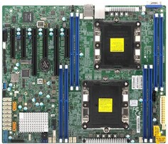 Материнская плата ATX Supermicro MBD-X11DPL-I-B (2*LGA3647, C621, 8*DDR4(2933), 10*SATA3 6G, M.2, 6*PCIE, 2*Glan, VGA, COM, 3*USB 3.0, 4*USB 2.0) Bulk