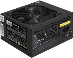 Блок питания ATX Exegate XP500 EX219463RUS 500W, black, 12cm fan, 24p+4p, 6/8p PCI-E, 3*SATA, 2*IDE, FDD