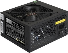 Блок питания ATX Exegate 600NPX EX221643RUS 600W, black, 12cm fan, 24p+4p, 6/8p PCI-E, 3*SATA, 2*IDE, FDD