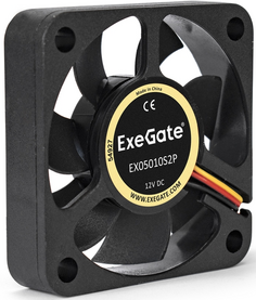 Вентилятор Exegate EX05010S2P EX283365RUS 50x50x10 мм, подшипник скольжения, 2pin, 4500RPM, 24dBA
