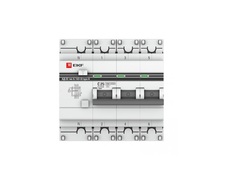Автоматический выключатель дифф. тока (АВДТ) EKF DA32-40-30-4P-pro 3п+N C 40А 30мА тип AC 4.5kA АД-32 PROxima
