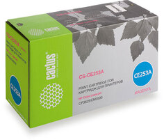 Картридж Cactus CS-CE253A для принтеров HP Сolor LaserJet CP3525/ CM3530, пурпурный, 7000 стр.