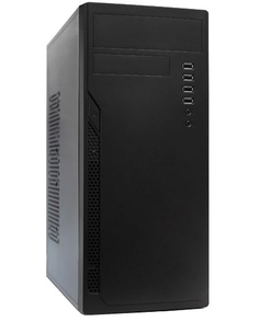 Корпус ATX Foxline FL-301 1x5.25EXT, 1x3.5EXT, 4x3.5INT, 2xUSB2.0, 2xUSB3.0, HDA, w/o FAN, w/450W ATX PSU, w/1.2m EU pwr cord