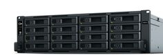 Сетевое хранилище Synology RS4021xs+ 16x3.5"/2.5" SATA,RAID 0/1/5/6/10/JBOD, 4xGbLAN, 2x10GbLAN, 2xUSB3.2Gen1, 3U, без HDD