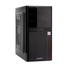 Корпус mATX Exegate MA-371X EX277434RUS minitower, UN350, 120mm 2*USB+2*USB3.0, Audio, black