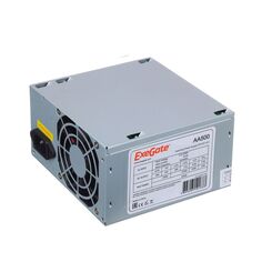 Блок питания ATX Exegate AA500 EX256711RUS-PC 500W, PC, 8cm fan, 24p+4p, 2*SATA, 1*IDE + кабель 220V в комплекте