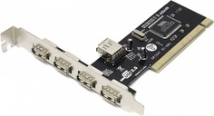 Контроллер ASIA VIA6212 ASIA PCI 6212 4P USB 2.0 PCI (4+1) 5xUSB2.0 Bulk