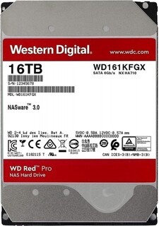 Жесткий диск 16TB SATA 6Gb/s Western Digital WD161KFGX WD Red Plus 3,5" 7200RPM 512MB NAS