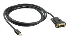 Кабель интерфейсный mini DisplayPort - VGA Buro BHP MDPP-VGA-2 1.1v, 2м. позолоченные контакты черный