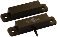 Датчик Smartec ST-DM120NC-BR магнитоконтактный, НЗ, накладной для деревянных дверей, зазор 25 мм, коричневый
