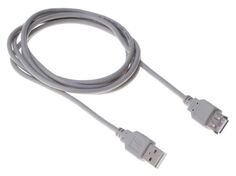 Кабель интерфейсный USB 2.0 Buro BHP RET USB_AF30 3м, серый, блистер 485540