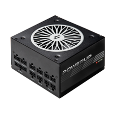 Блок питания ATX Chieftec PowerUp 750W GPX-750FC 750W, 80 PLUS GOLD, Active PFC, 120mm fan, full cable management, LLC design, Retail