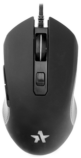 Мышь Garnizon GM-780G черная, 2400 DPI, 6 кн, RGB, soft touch, каб.1.5м Гарнизон