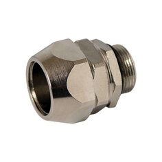 Муфта вводная DKC T16014-20A для соединения мет.рукава в герметичной изоляции, в оплетке, с коробкой/корпусом/шкафом DN 15, М20х1,5мм