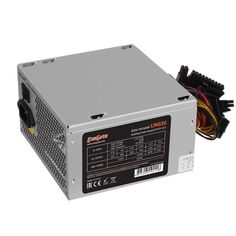 Блок питания ATX Exegate UN650 EX259601RUS-PC 650W, PC, 12cm fan, 24p+4p, 6/8p PCI-E, 3*SATA, 2*IDE, FDD + кабель 220V в комплекте