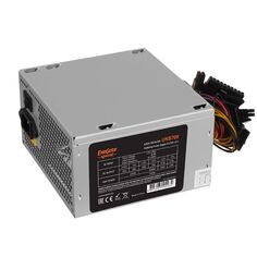 Блок питания ATX Exegate UNS700 ES261572RUS-S 700W, SC, 12cm fan, 24p+4p, 8/6p PCI-E, 3*SATA, 2*IDE, FDD + кабель 220V с защитой от выдергивания