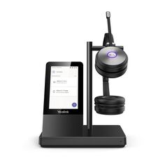 Гарнитура Yealink WH66 Dual Teams беспроводная, HD звук, 160м DECT, шумоподав, дисплей 4, USB-хаб, Bluetooth