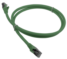 Кабель патч-корд Lanmaster LAN-PC45/S6A-2.0-GN RJ45 - RJ45, 4 пары, FTP, категория 6A, 2 м, зеленый, LSZH