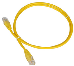 Кабель патч-корд U/UTP 5e кат. 20м. TWT TWT-45-45-20-YL RJ45-RJ45, 4 пары, желтый