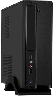 Корпус mATX Exegate MI-207U-M400 EX288782RUS черный, БП M400 с вент. 8см, 2 USB, USB3.0, аудио