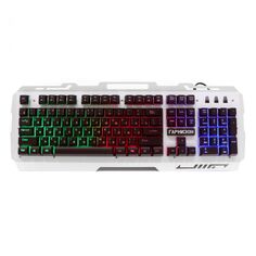 Клавиатура Garnizon GK-340GL игровая, металл, подсв RAINBOW,USB,черн/сер,антифантом кл-ши,каб 1,5м Гарнизон