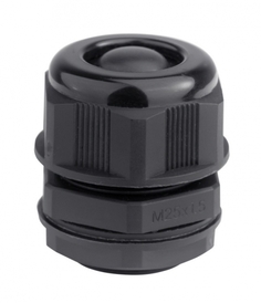 Кабельный ввод DKC 53M2518 IP68, M25, с мембраной, черный, для кабеля d.13-18mm, "Express"