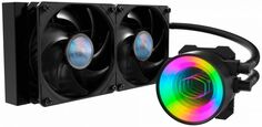 Система охлаждения жидкостная Cooler Master Masterliquid ML240 Mirror MLX-D24M-A18PK-R1 LGA2066/2011-v3/2011/115x/AM4/AM3/+/AM2/+/FM2/+/FM1 (aluminum,