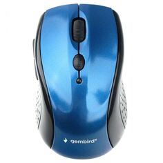 Мышь Wireless Gembird MUSW-425 синий глянец, 2.4ГГц, 6 кнопок,2400DPI