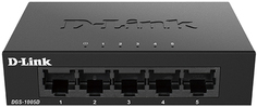 Коммутатор неуправляемый D-link DGS-1005D/J2A 5xUTP 10/100/1000, Metal Case