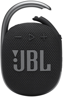 Портативная акустика 1.0 JBL Clip 4 черная 5W BT 15м 500mAh